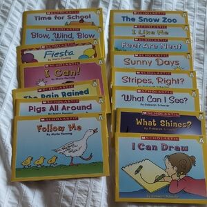 Scholastic Little Leveled Readers Set A-D